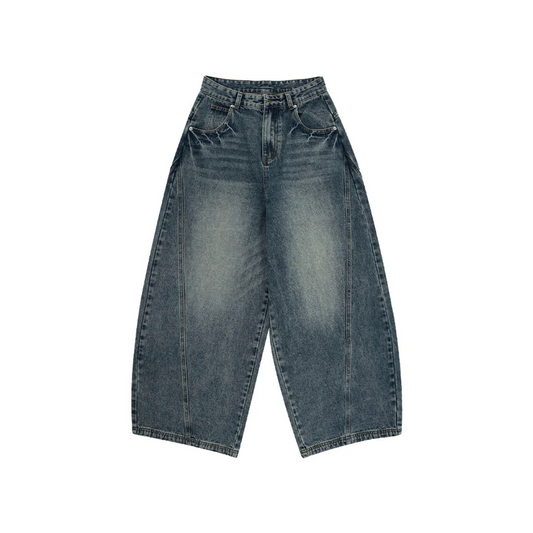 Ghost Seam Wide Leg Jeans
