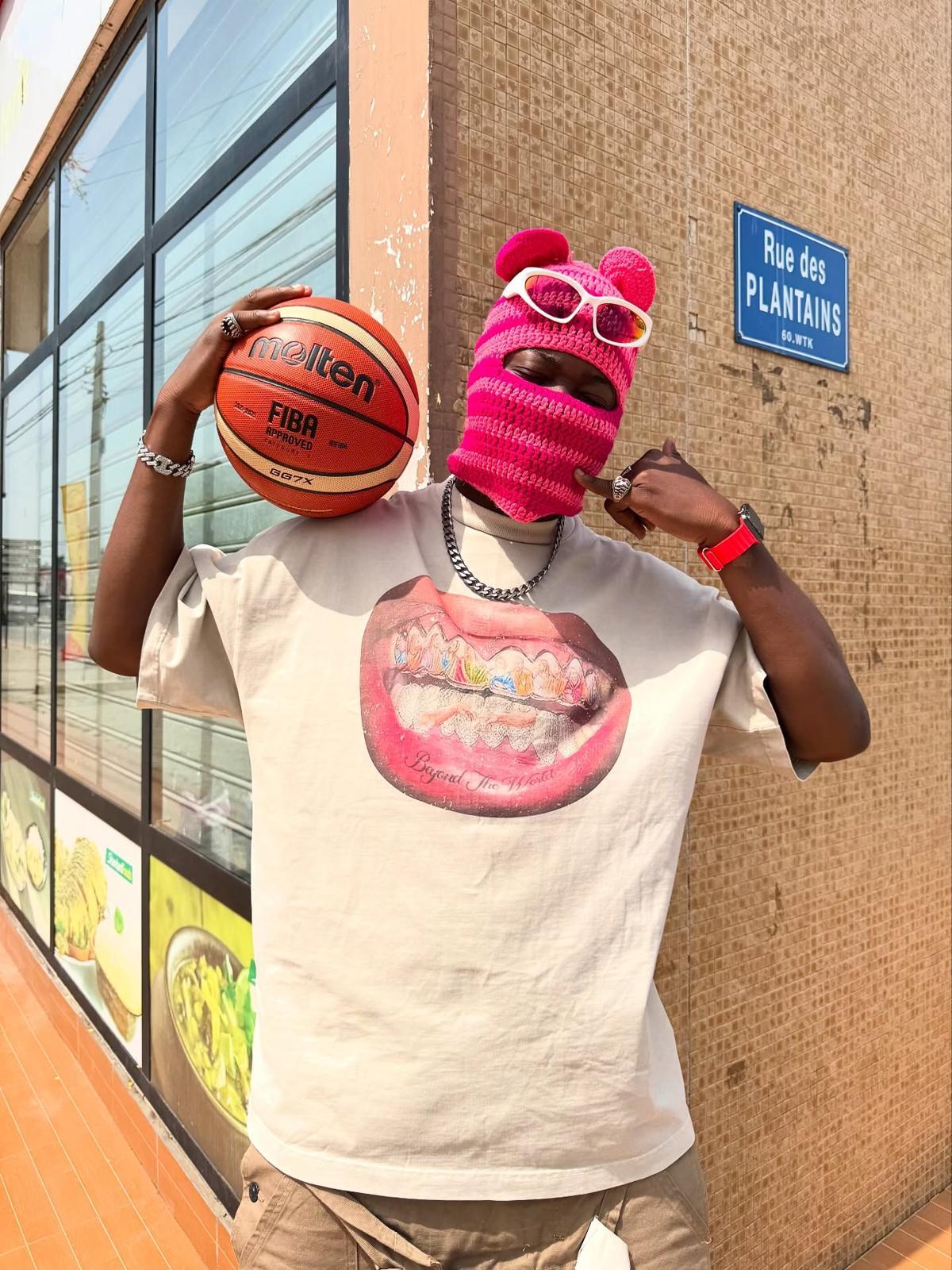 Omygoods Full Diamond Tooth Pattern T-Shirt
