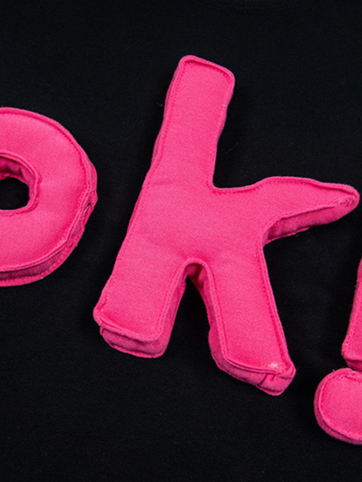Omygoods Fun "OK!" Graphic T-Shirt