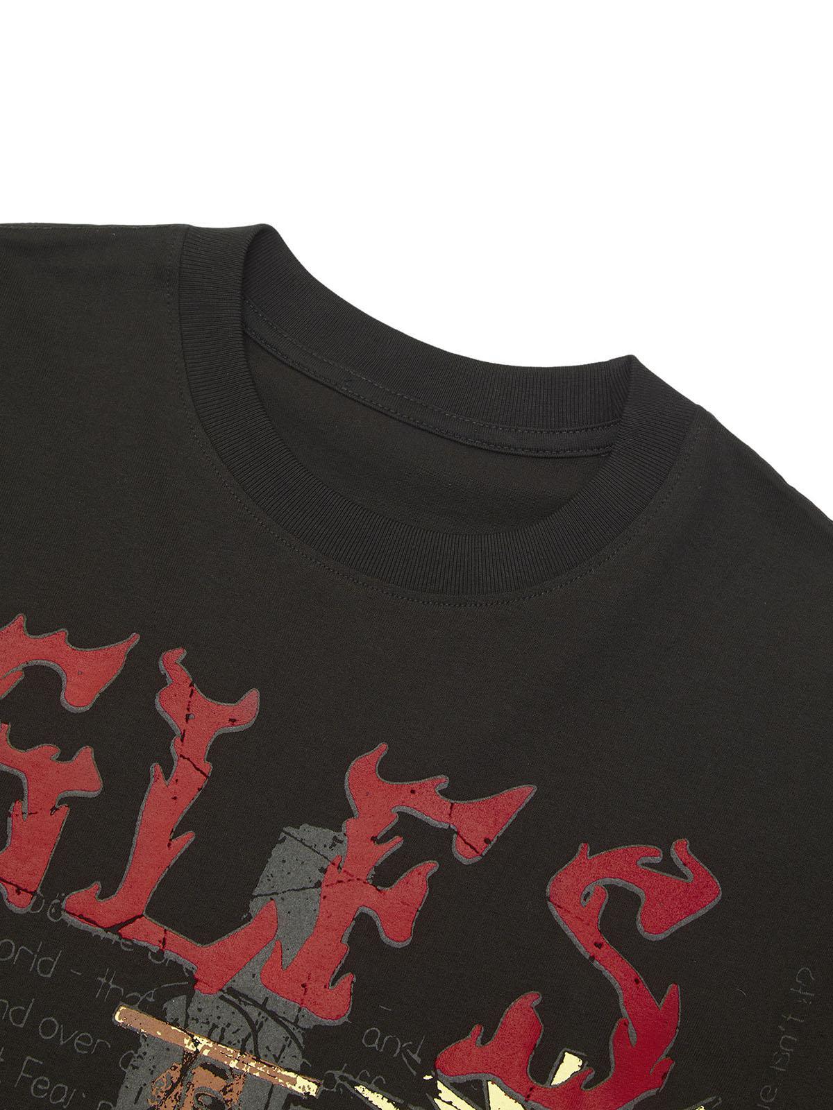 Omygoods Funny Jesus Graffiti Street Rap T-Shirt