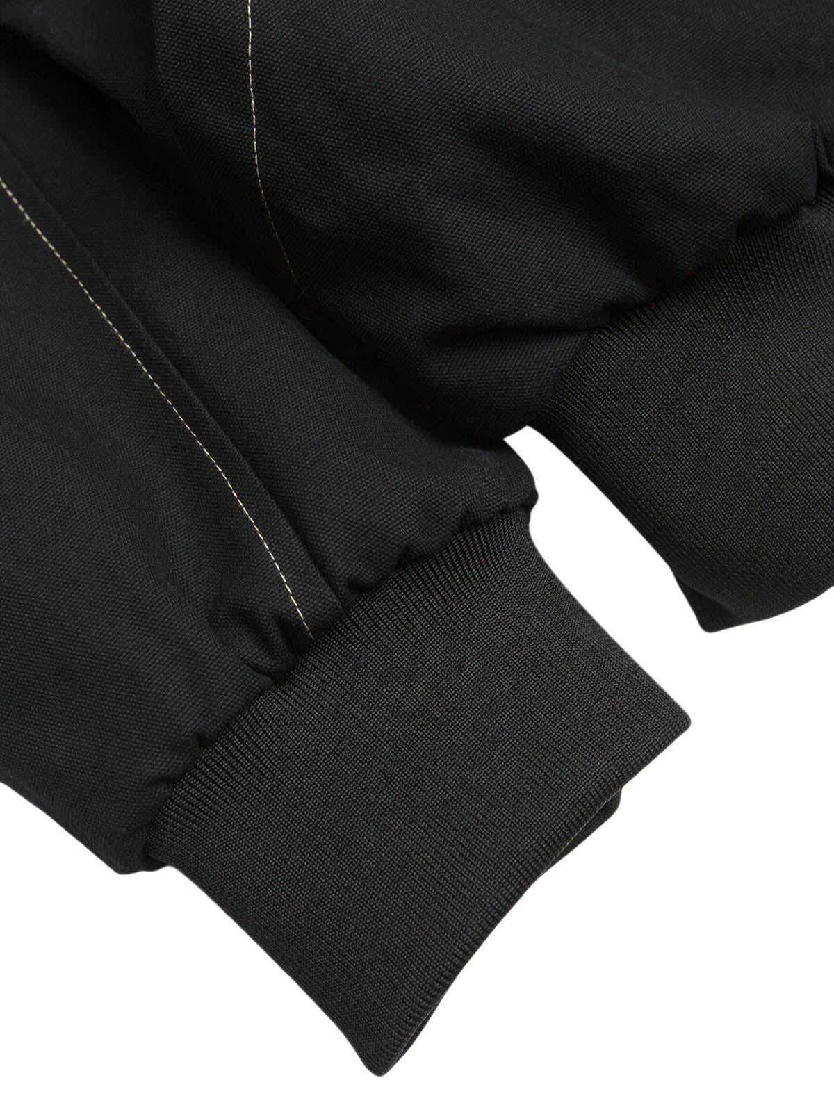 Omygoods Faux Fur Lined Zip Up Winter Hooded Bomber Jacket