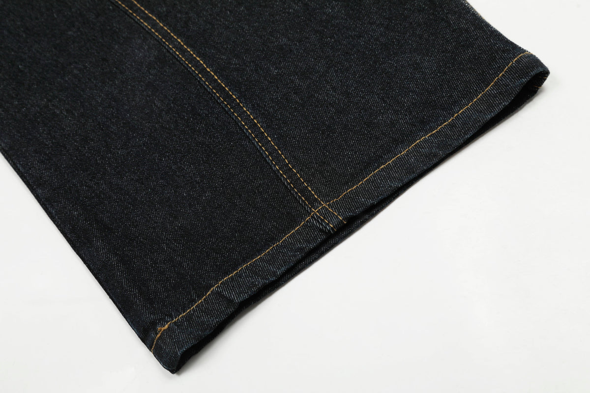 Gingham Tie Barrel | Baggy Jeans - Perfect for Effortless Style - OMYGOODS