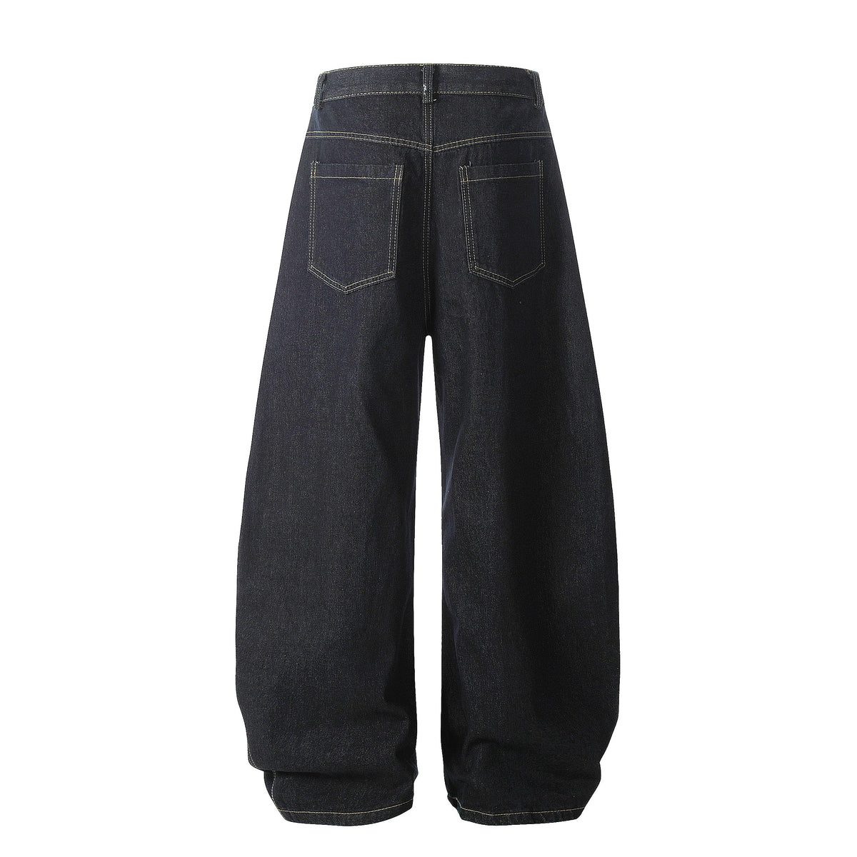 Gingham Tie Barrel | Baggy Jeans - Perfect for Effortless Style - OMYGOODS