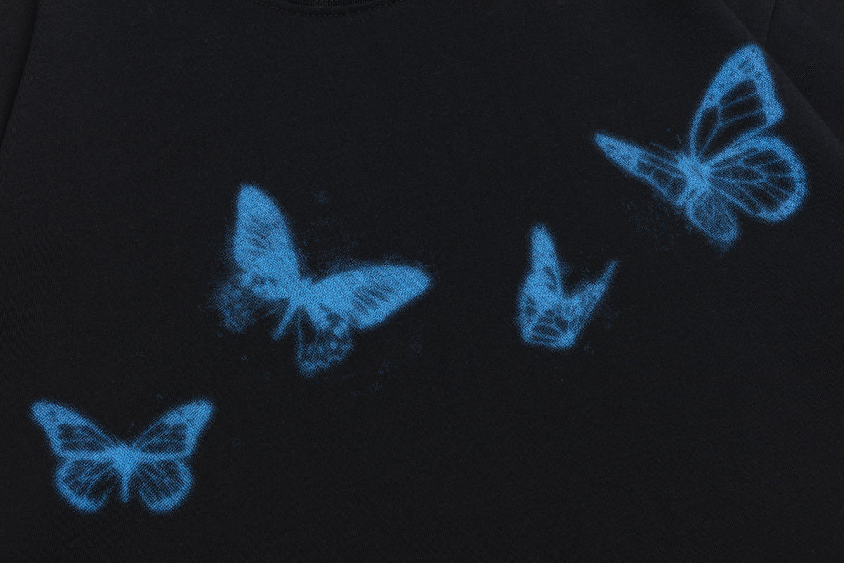 Glow Butterflies | Graphic T-shirt - OMYGOODS