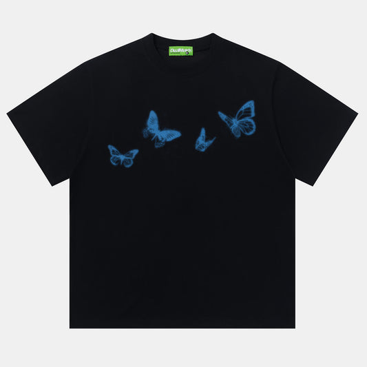 Glow Butterflies | Graphic T-shirt - OMYGOODS