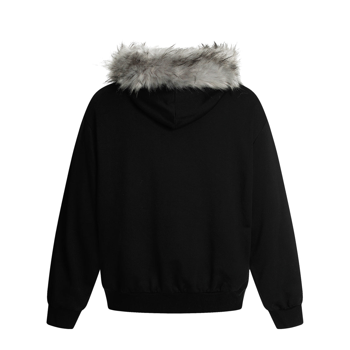 Gothic Fur Collar | Zip Up Hoodie - OMYGOODS