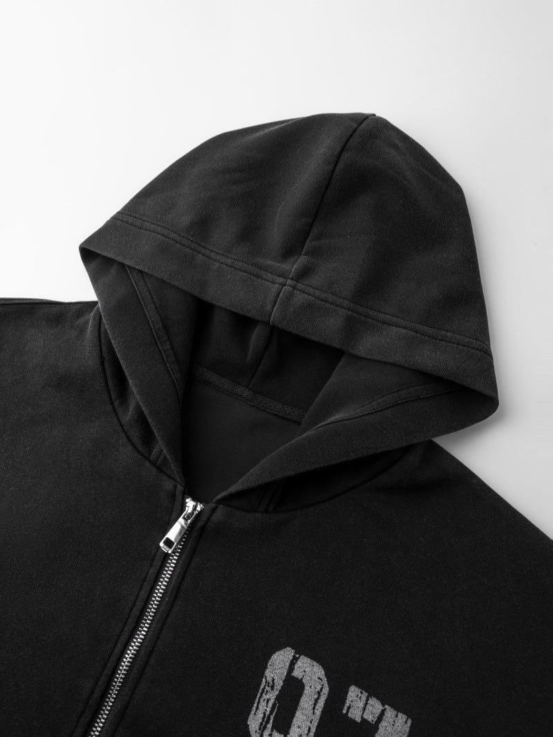 Gothic Tree Graphic Oversized Hoodie - OMYGOODS