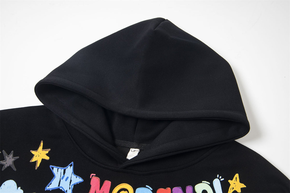 Graffiti Cartoon Print | Pullover Hoodie - OMYGOODS