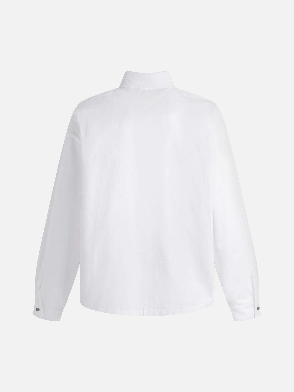 Omygoods Vintage Portrait Graphic Long Sleeve T-Shirt