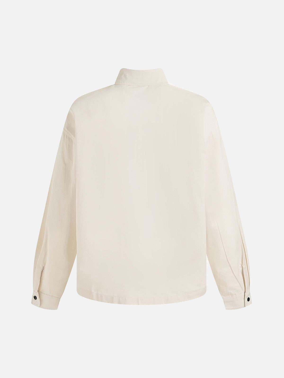 Omygoods Vintage Portrait Graphic Long Sleeve T-Shirt
