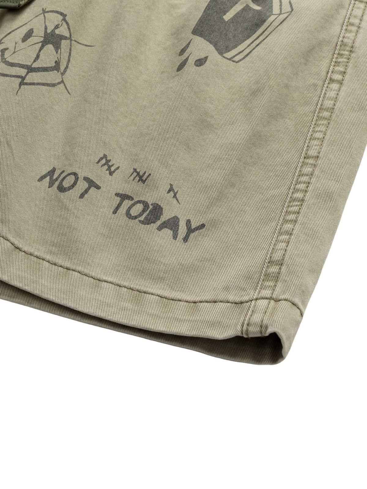 Omygoods Graphic Print Drawstring Shorts