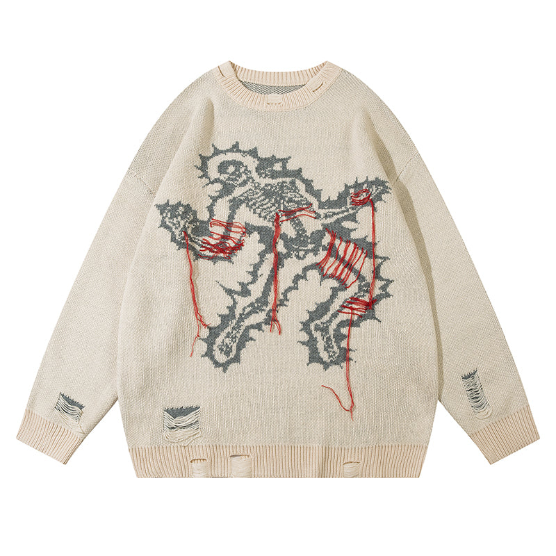 Grim Stitches | High Street Gothic Knit Jumper - OMYGOODS