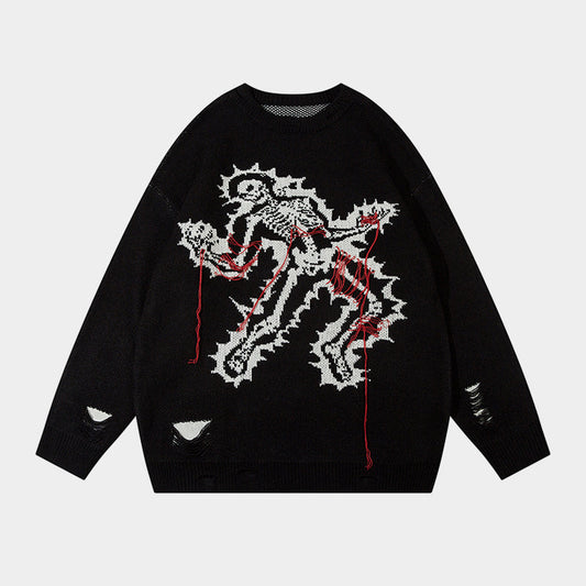 Grim Stitches | High Street Gothic Knit Jumper - OMYGOODS
