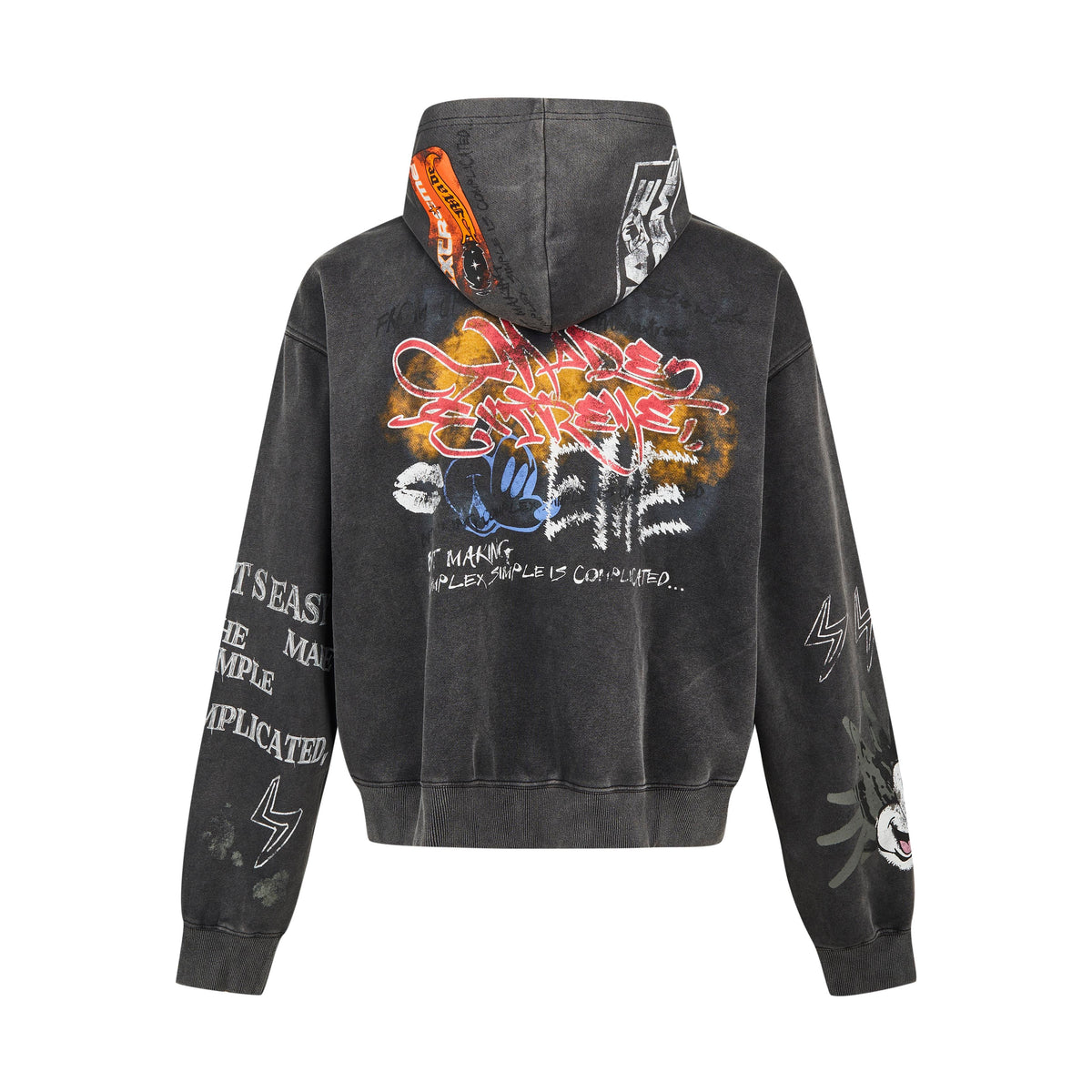 Grunge Graffiti | Full-Zip Hoodie - OMYGOODS