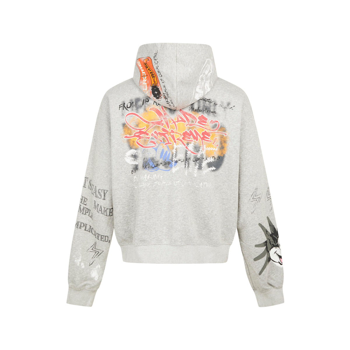 Grunge Graffiti | Full-Zip Hoodie - OMYGOODS