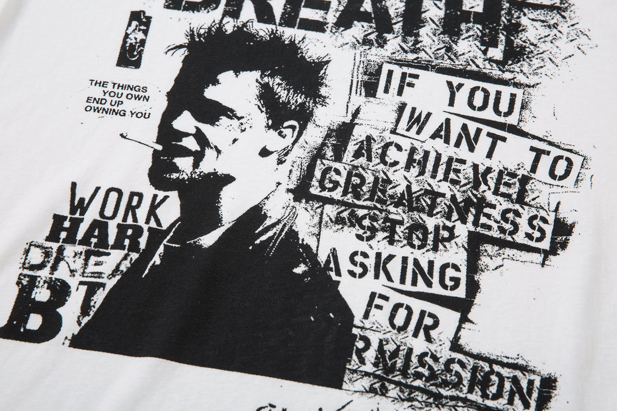Grunge Portrait Print | Graphic Sweatshirt - OMYGOODS