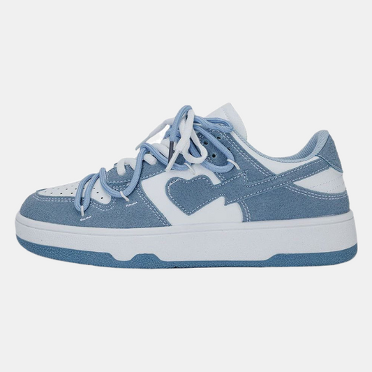 Heart | Blue Sneakers - OMYGOODS