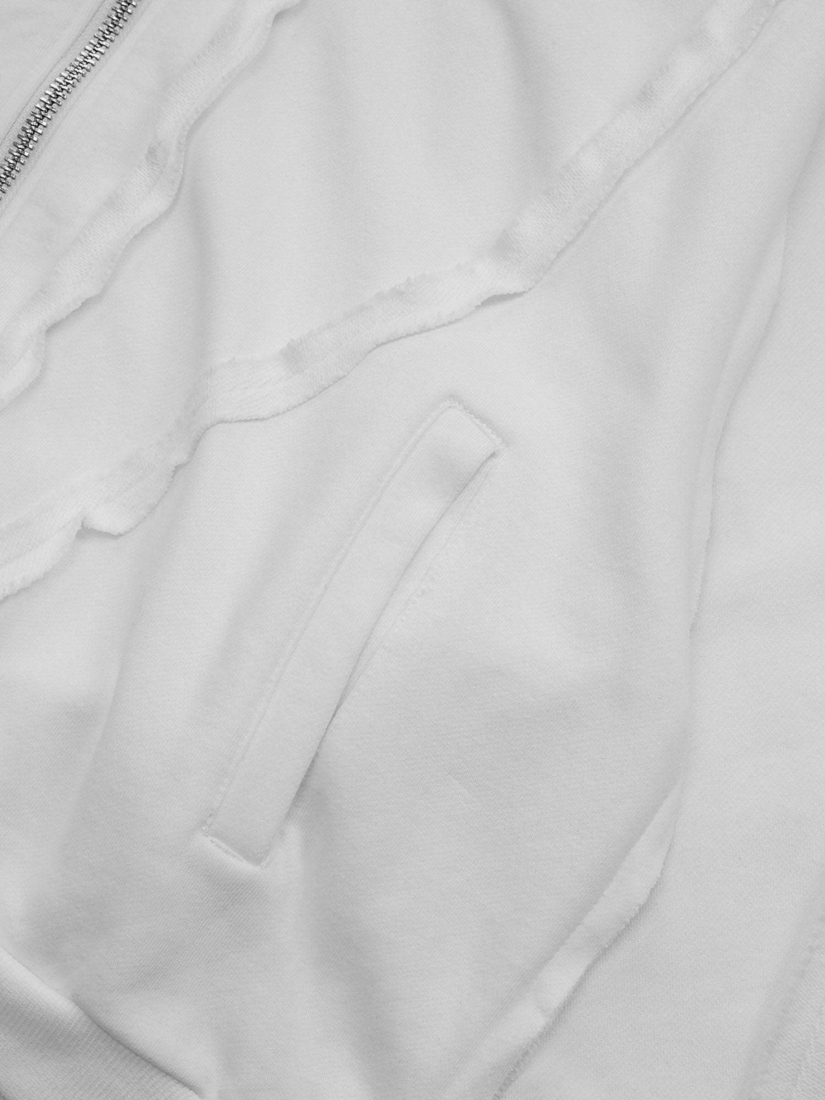 Omygoods Heavyweight Batik Washed Distressed Hoodie