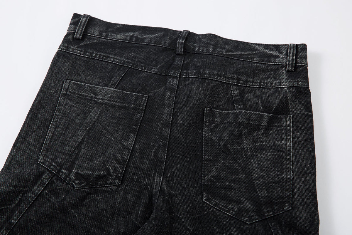 High Street Functional Structured Design Tie-Dye Baggy Jeans - OMYGOODS
