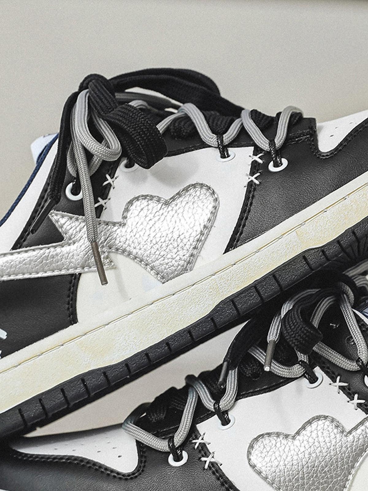Omygoods High Street Love Sneakers
