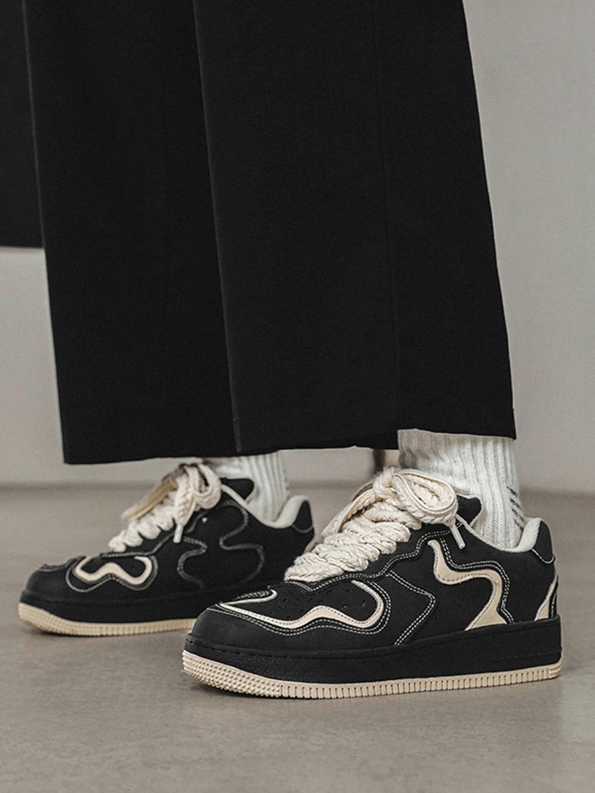 Omygoods High Street Skateboard Couple Shoes