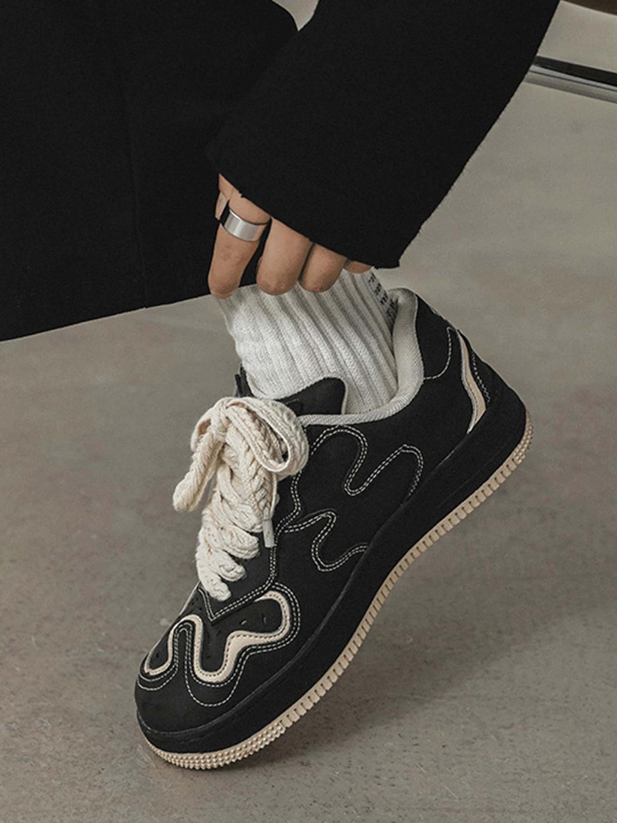 Omygoods High Street Skateboard Couple Shoes