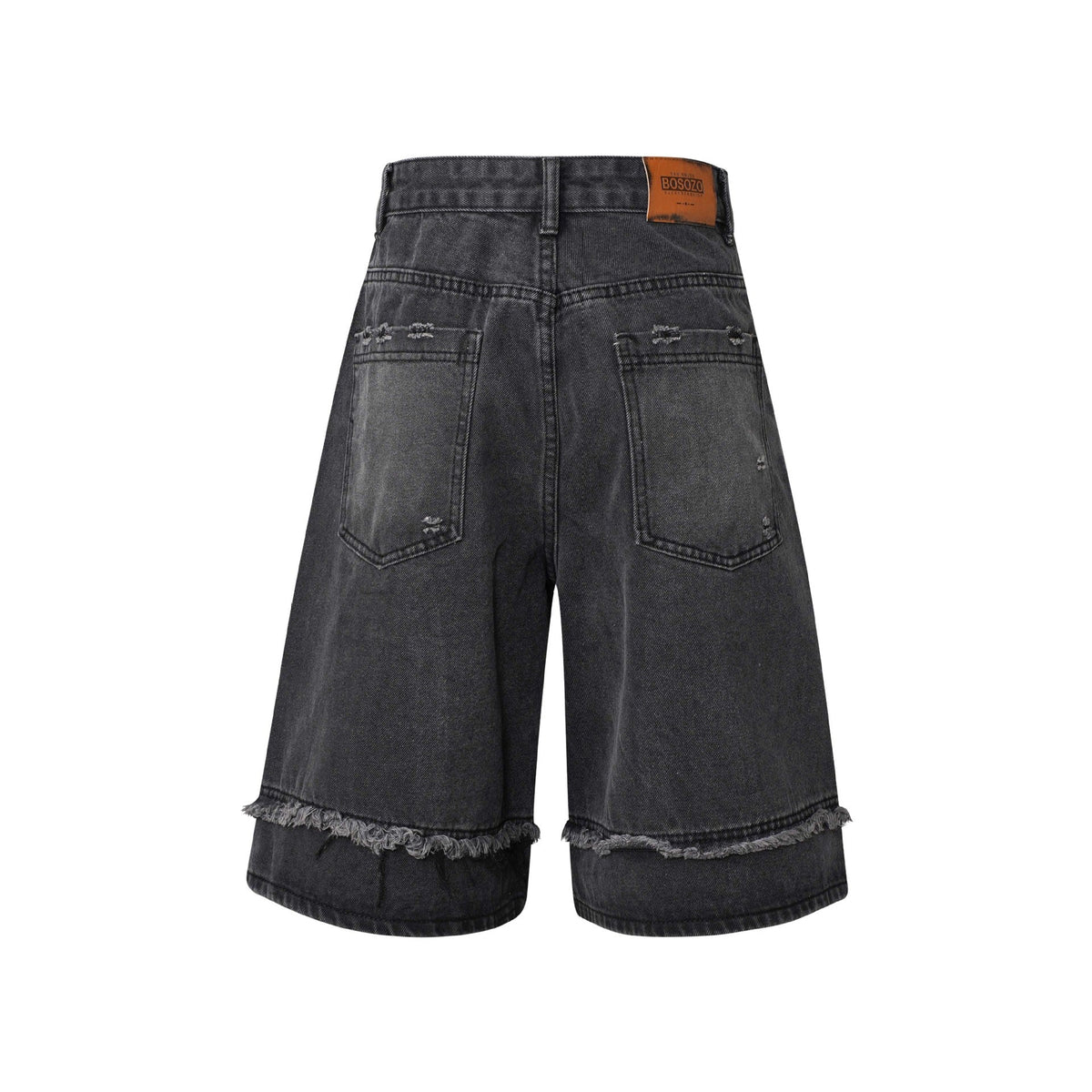 High Street | Washed Distressed Denim Shorts - OMYGOODS