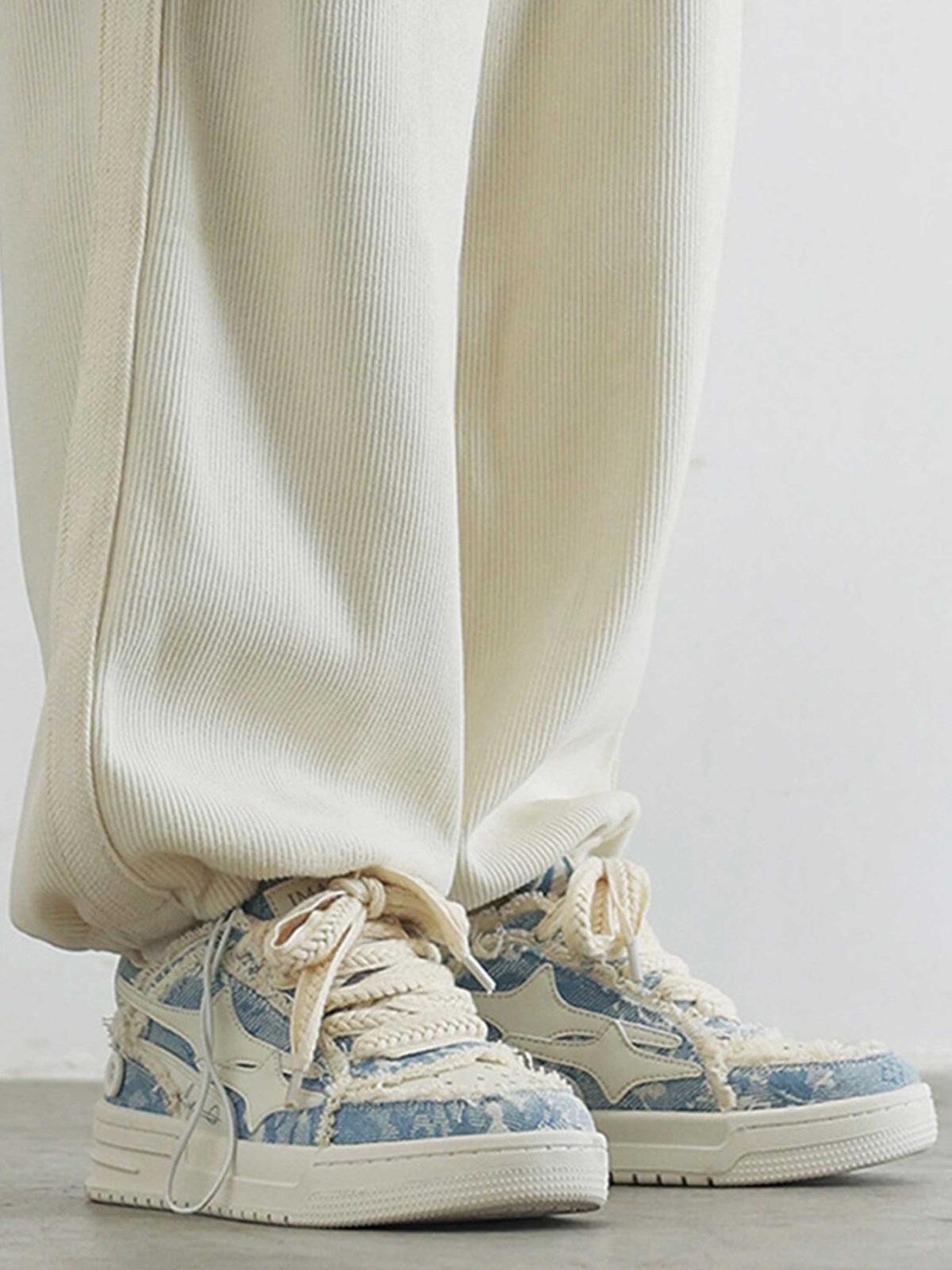 Omygoods Hundred High Street Board Shoes Couple Shoes