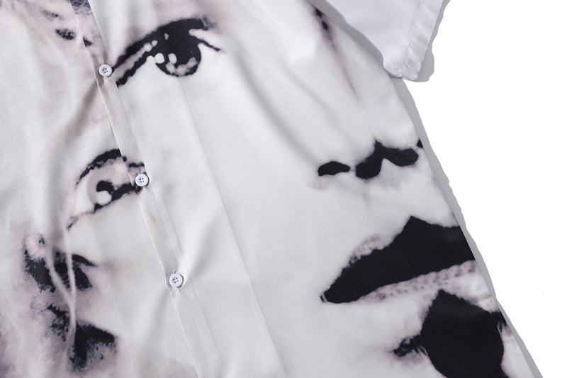 Vintage Face Print Shirt