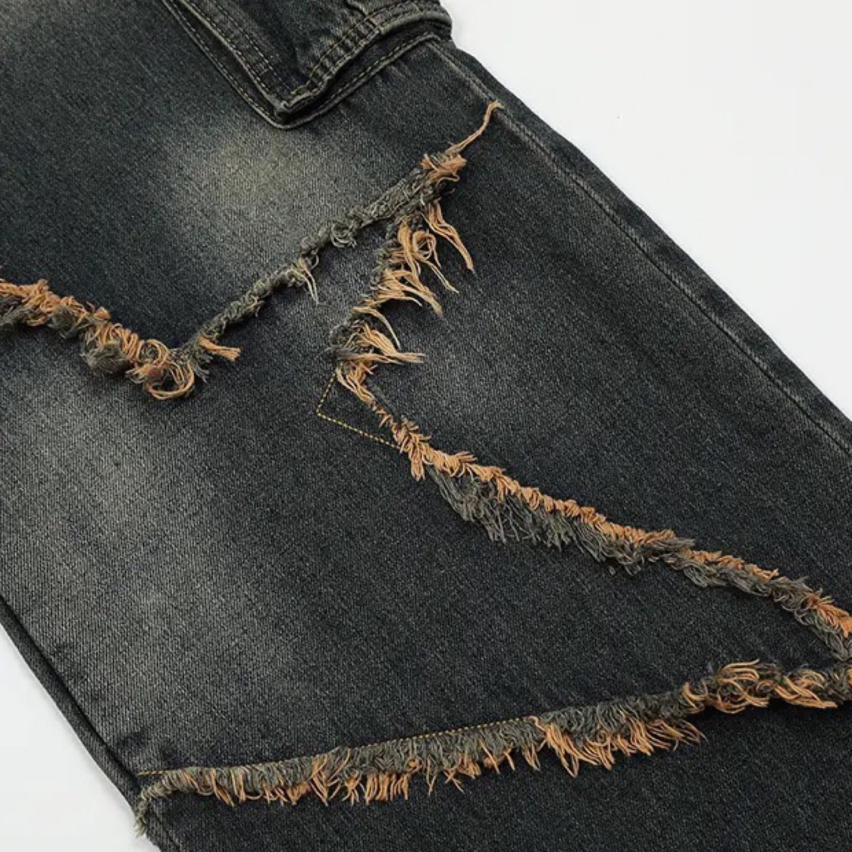 Classic Star Splicing Jeans