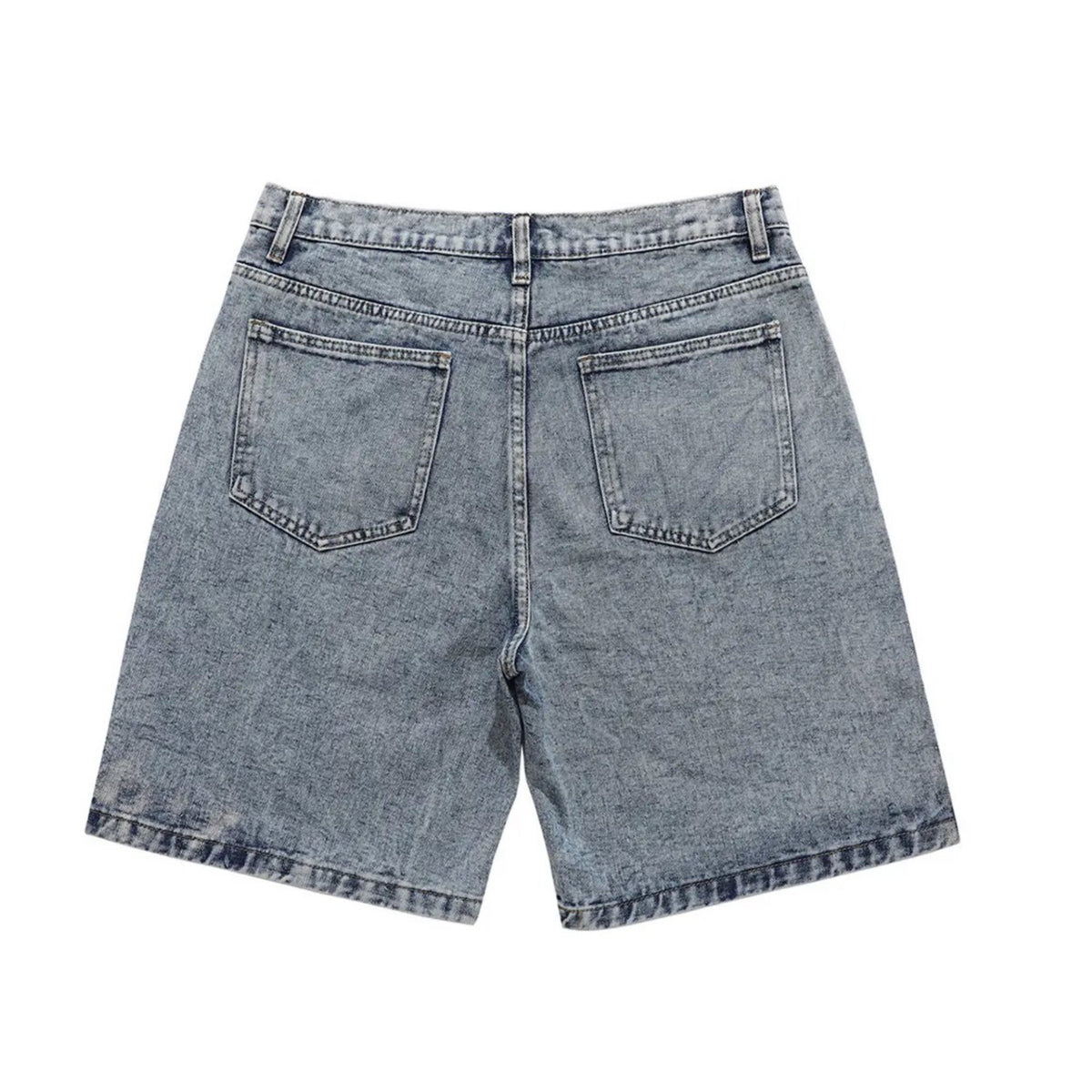 Star Patchwork Denim Shorts