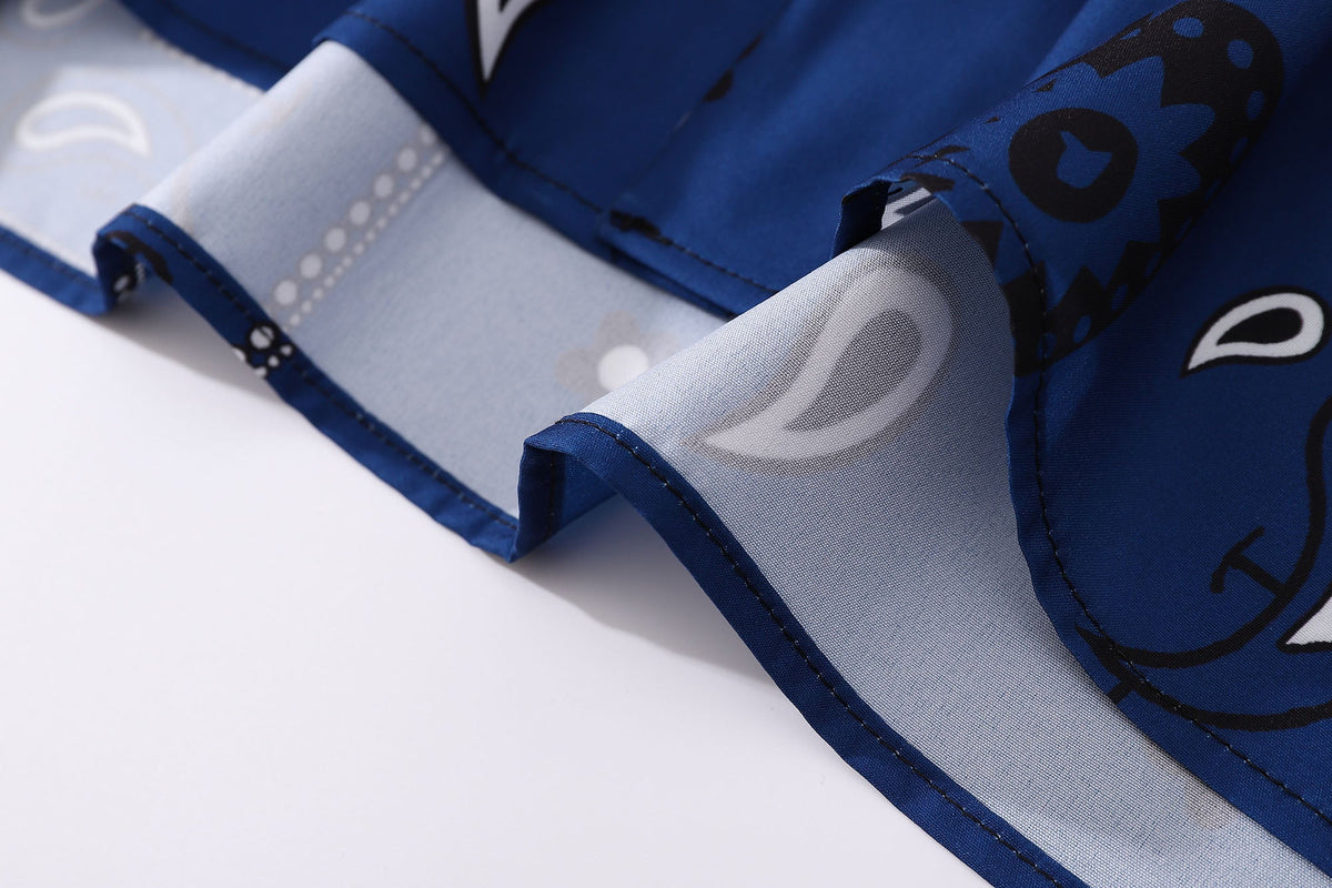 Blue Paisley Shirt