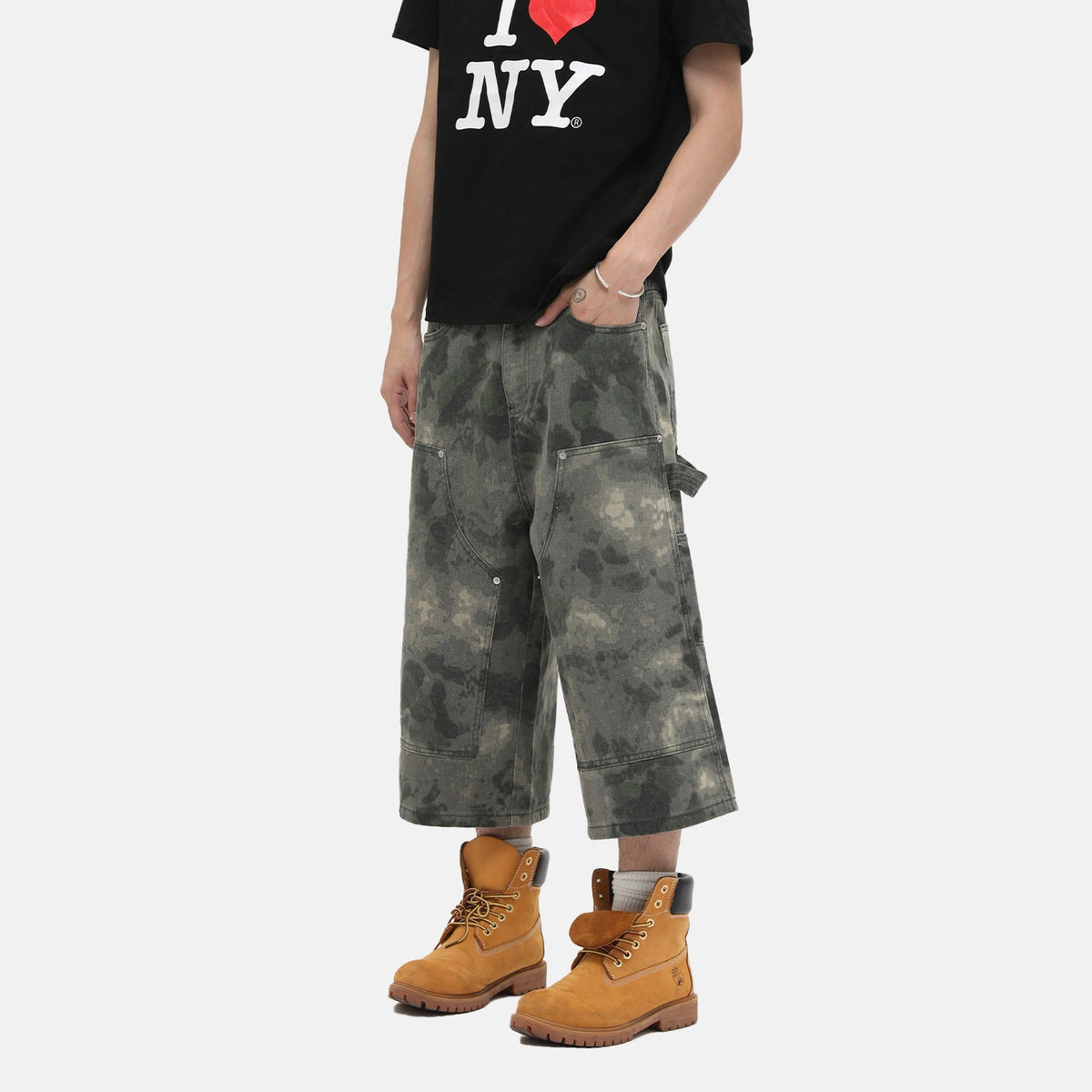 Ink Camo Utility Cargo Shorts – Style Meets Functionality - OMYGOODS