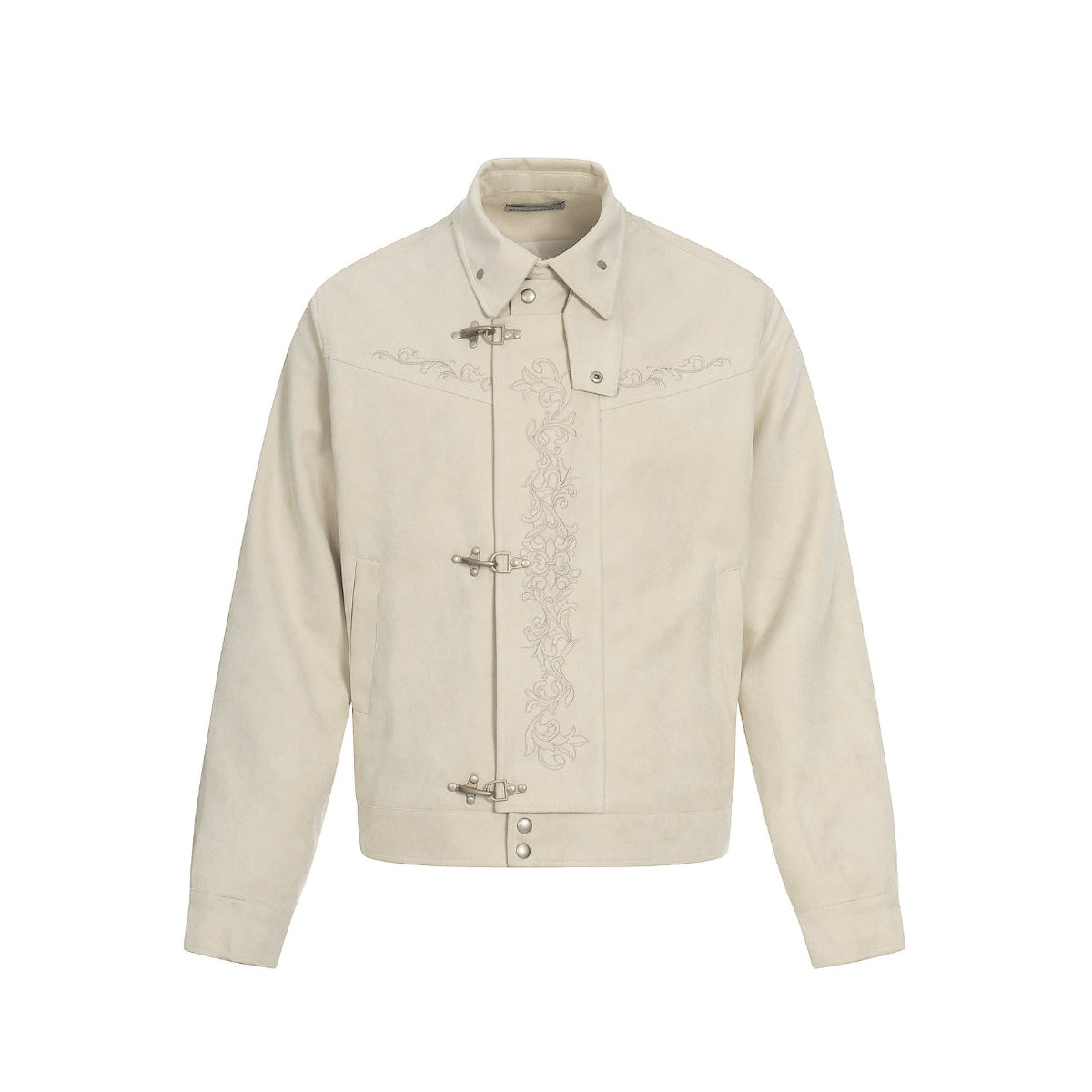 Ironveil Embroidered Toggle Jacket
