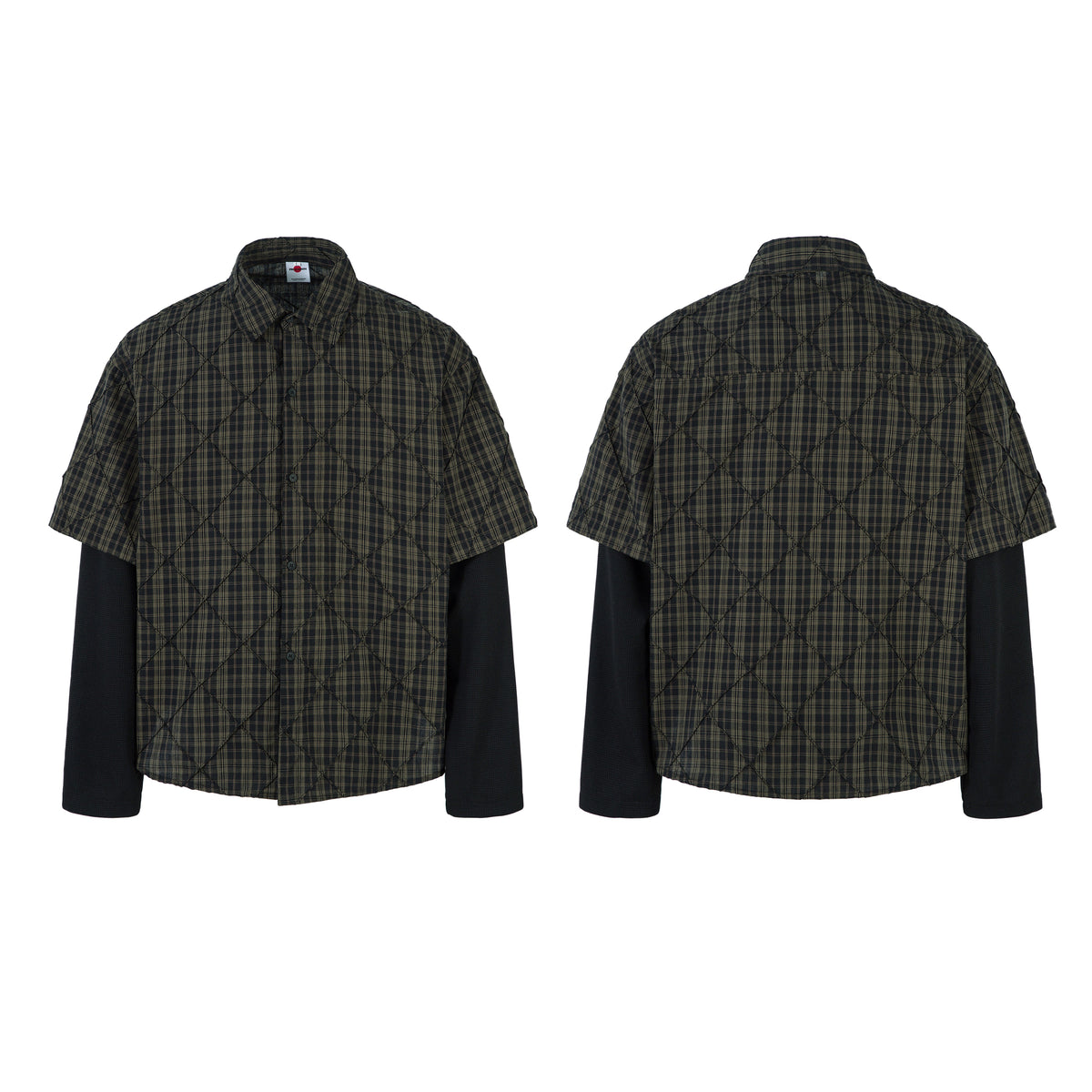 Layered Plaid Shirt | Street Sweatshirt - OMYGOODS