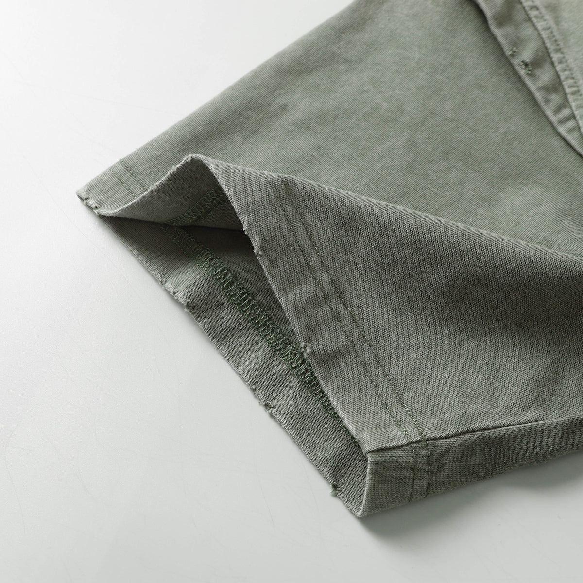 Layered Stitching | Washed T-Shirt - OMYGOODS