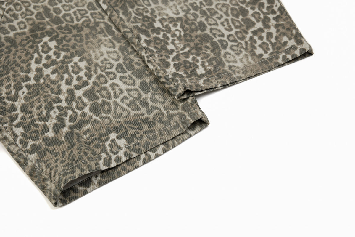 Leopard Baggy Jeans for Effortless Style and Comfort - OMYGOODS