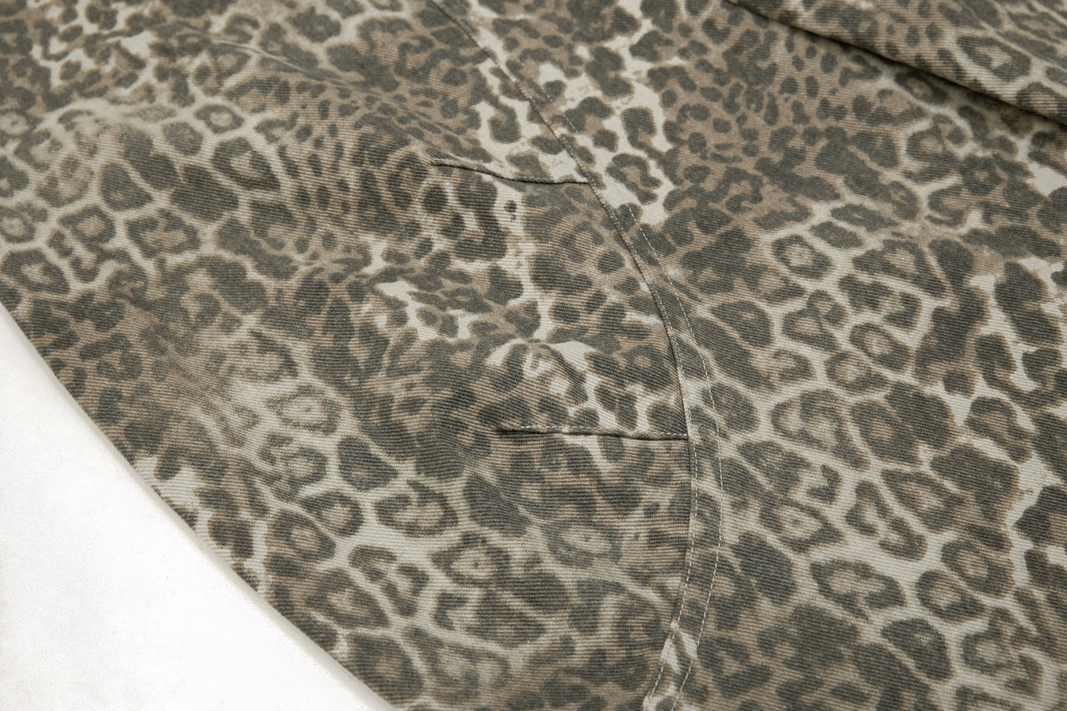 Leopard Baggy Jeans for Effortless Style and Comfort - OMYGOODS