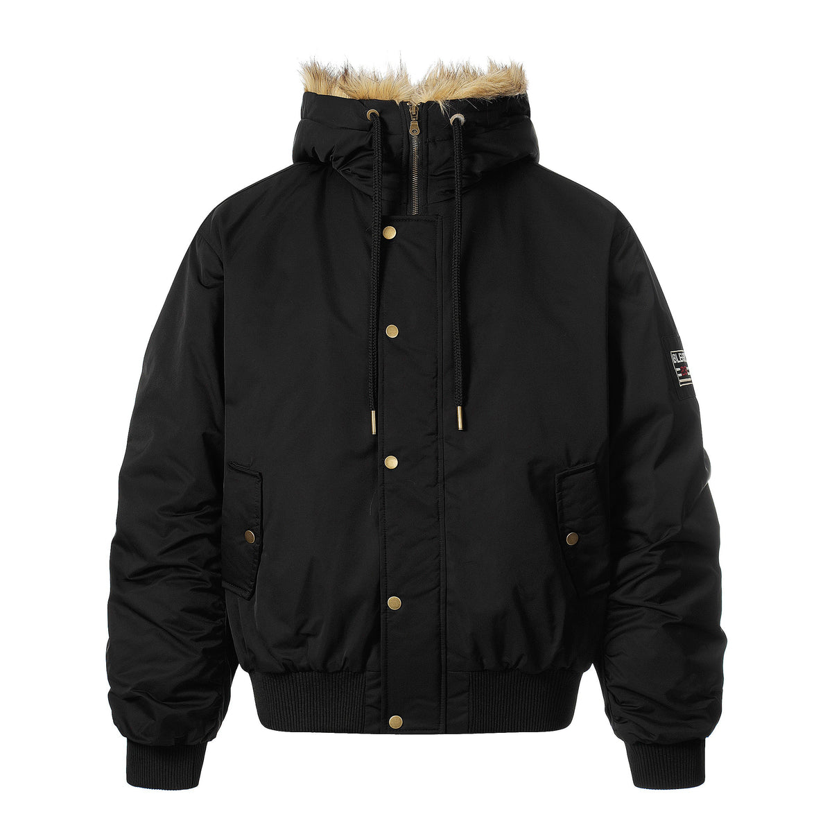 Leopard Fleece | Badge Bomber Jacket - OMYGOODS