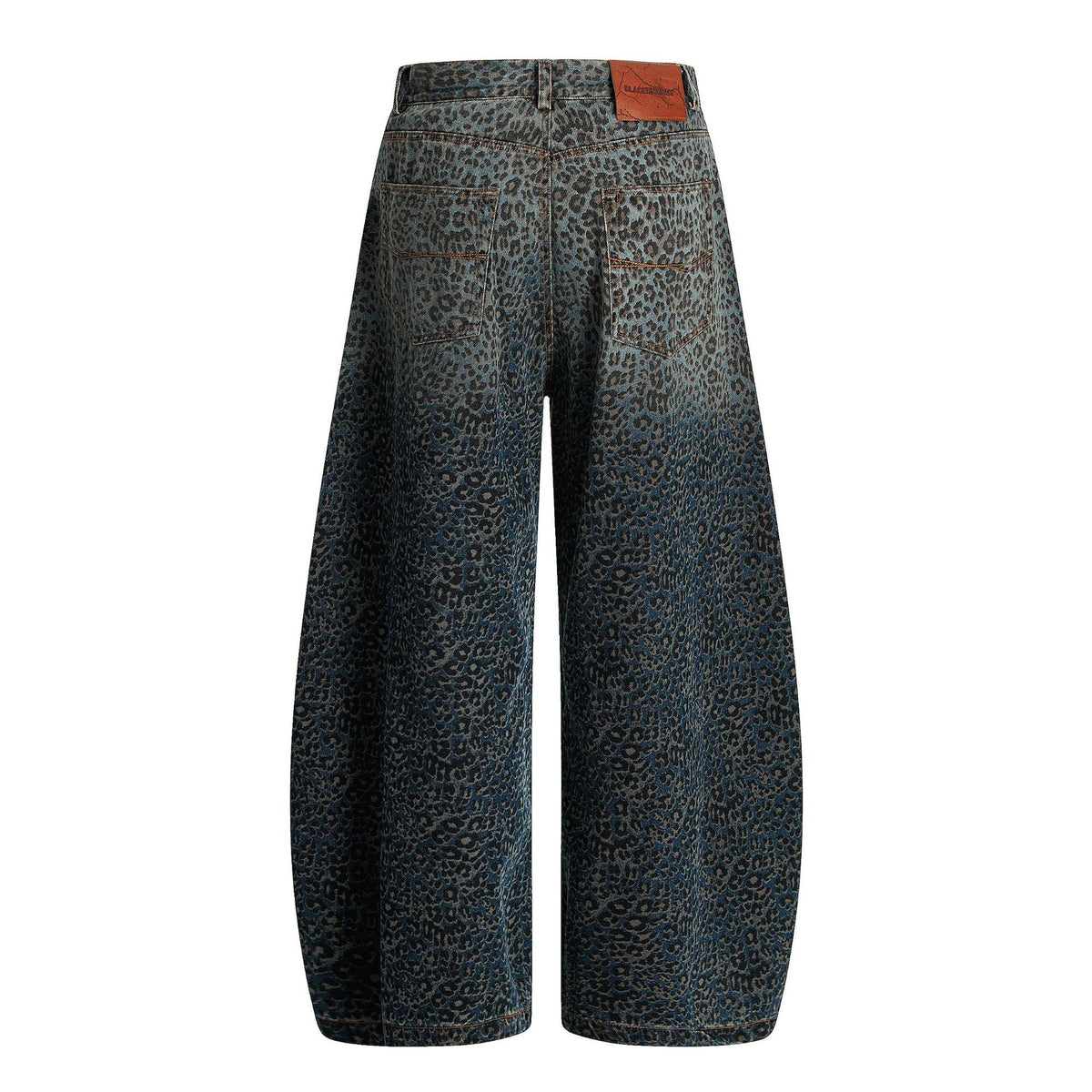 Leopard Print | Denim Street Barrel Jeans - OMYGOODS