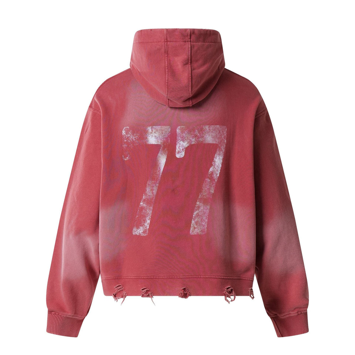 Letter Print | Oversized Washed Hoodie - OMYGOODS