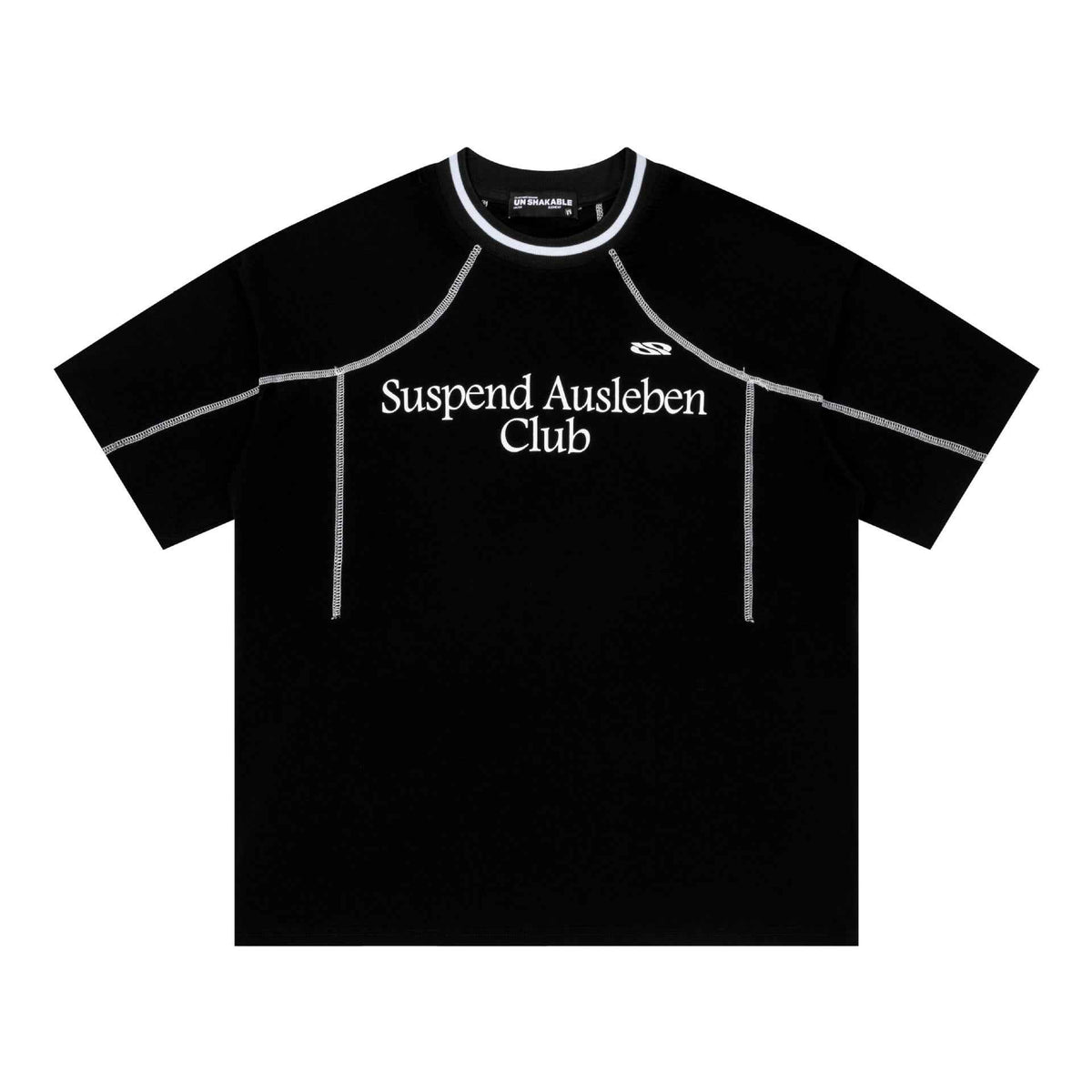 Letter printed short sleeved shirt