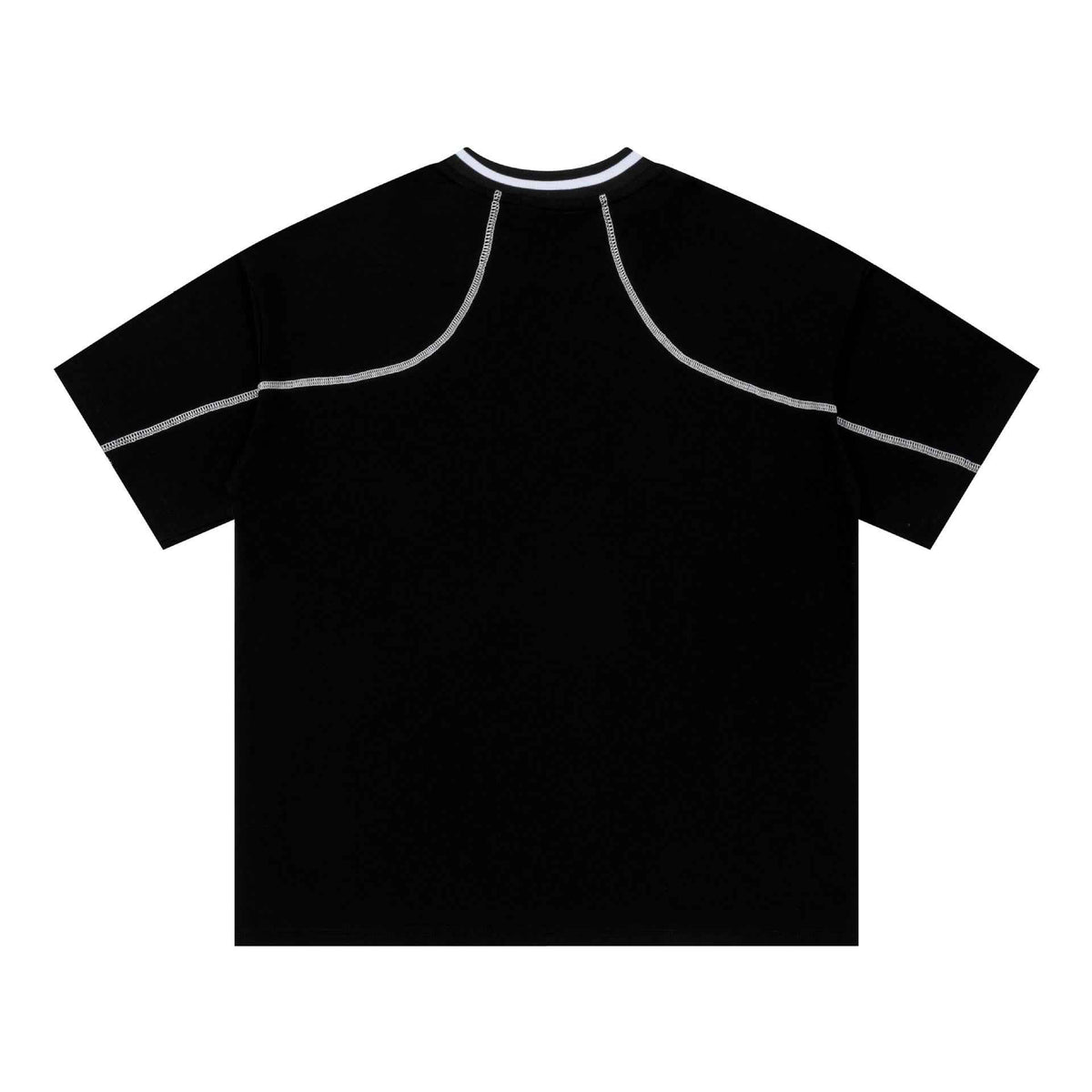 Letter printed short sleeved shirt