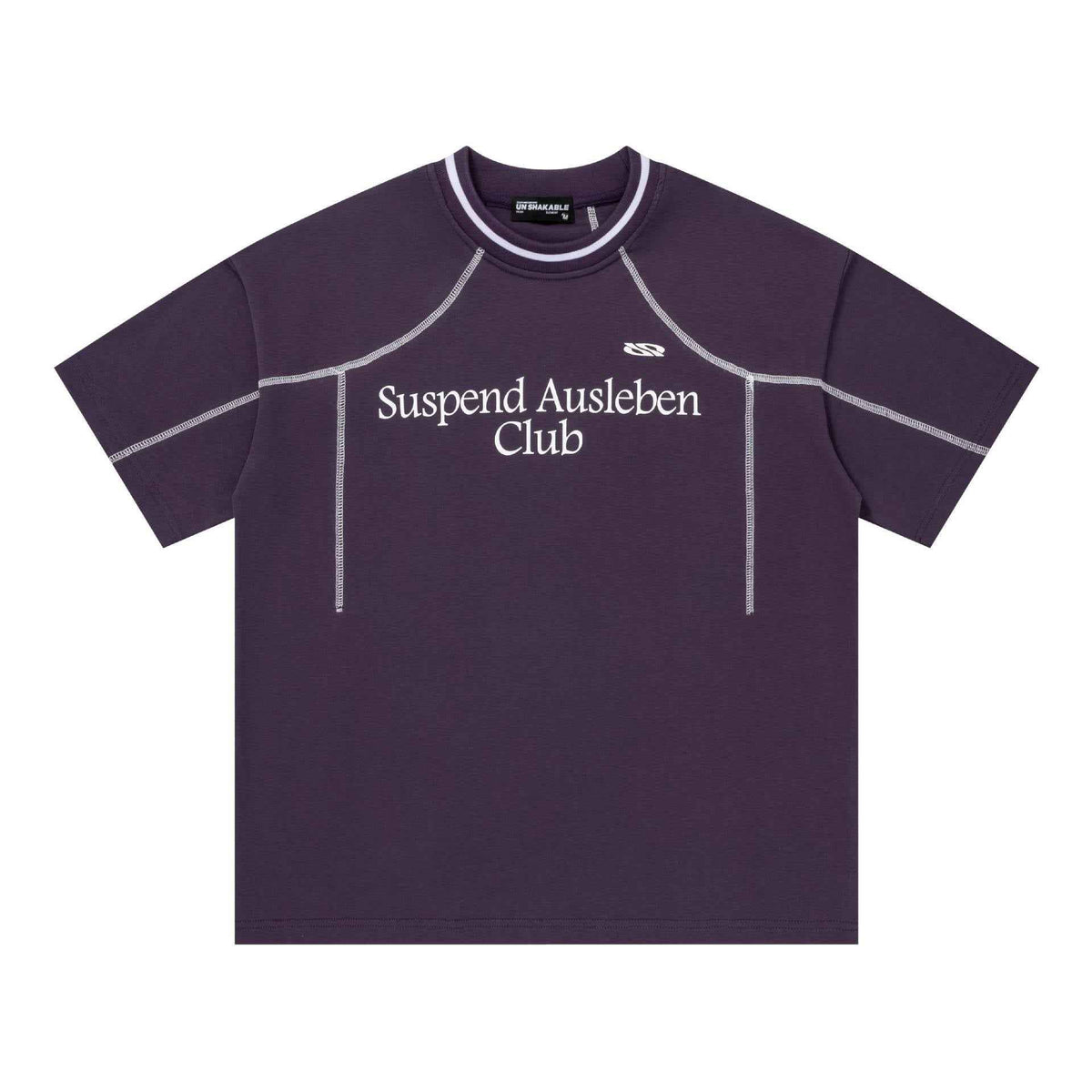 Letter printed short sleeved shirt
