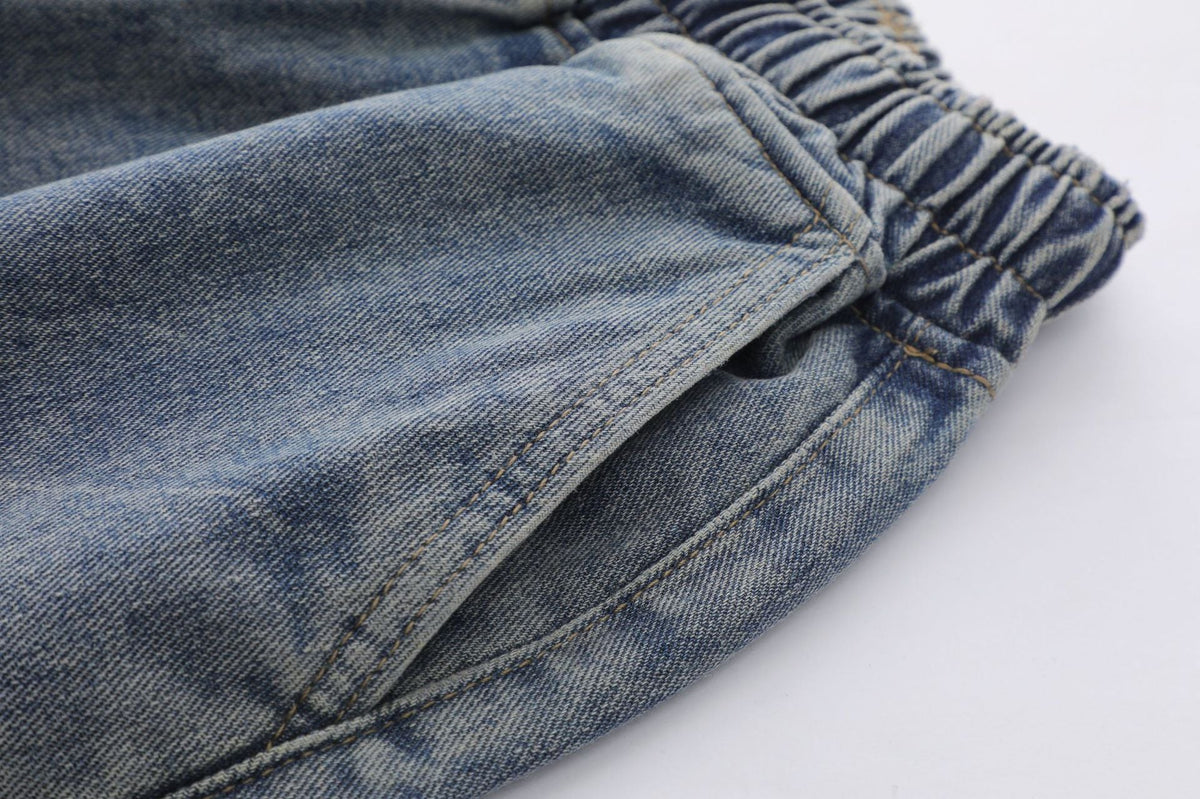 Light Wash | Baggy Jorts - OMYGOODS