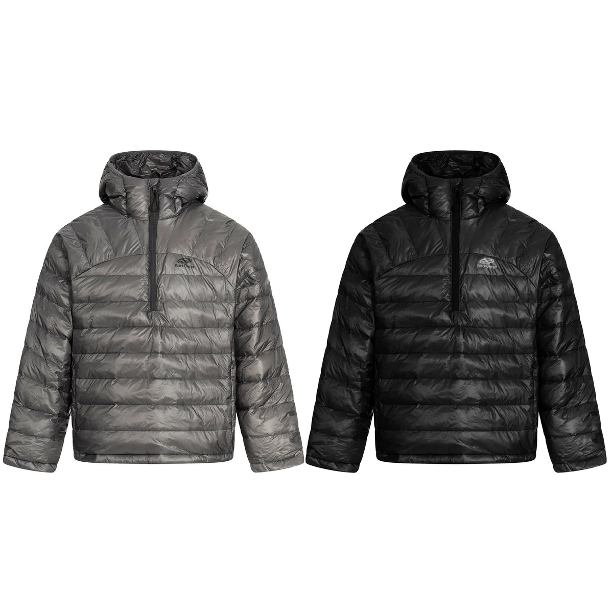 Lightweight Half-Zip | Hooded Puffer Jacket - OMYGOODS