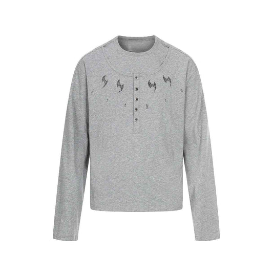 Voidline Henley Long Sleeve T-shirt
