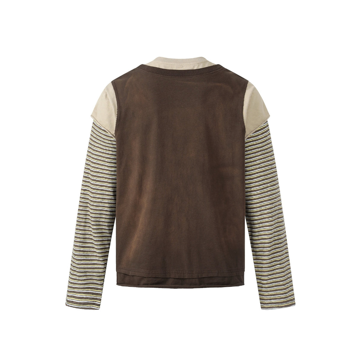 Rustveil Layered Graphic Long Sleeve T-shirt