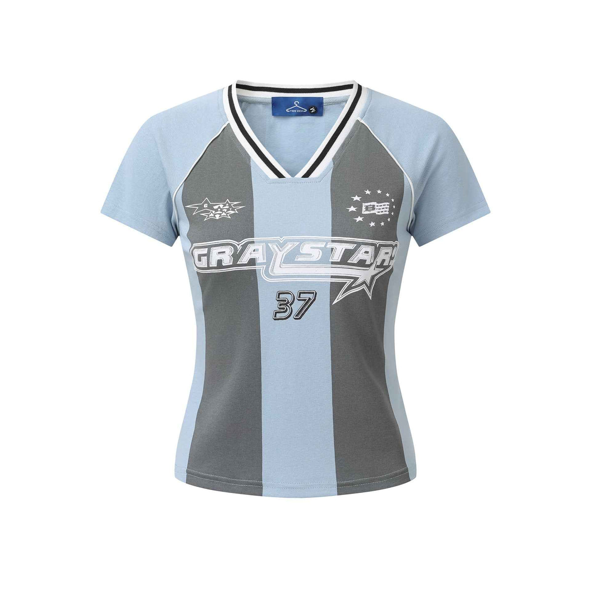 Loose Round Neck Casual Short Sleeve Letter Print T-shirt