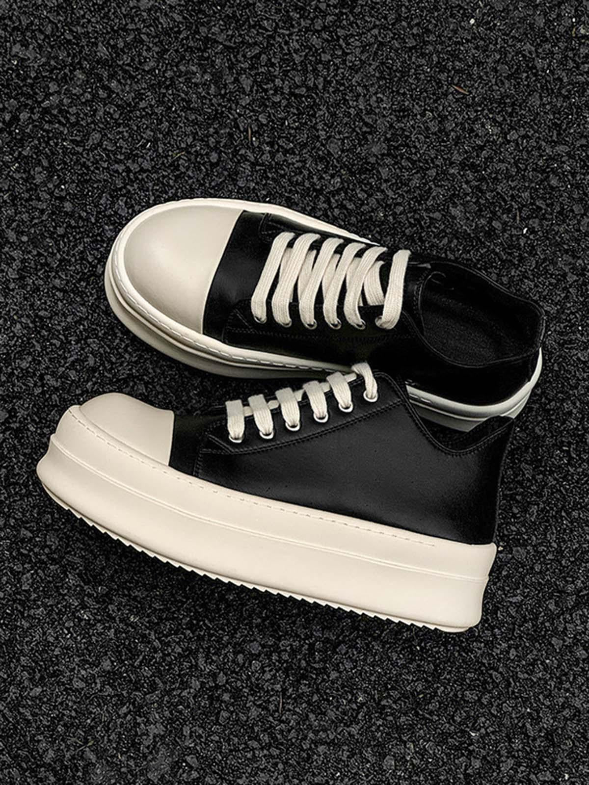 Omygoods Low-Top German Training Chunky Sneakers